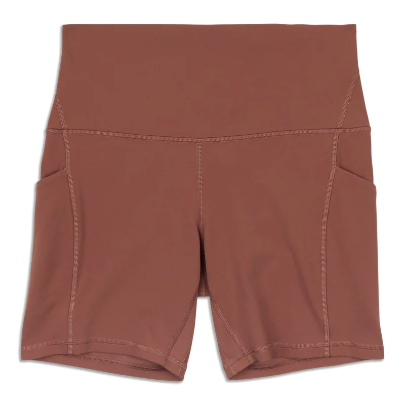 Buttoned Shorts for Stylish -lululemon Align™ High-Rise Short with Pockets