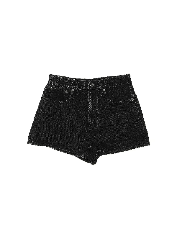 Sheath Skirts for Sophisticated -Denim Shorts in Dark Wash