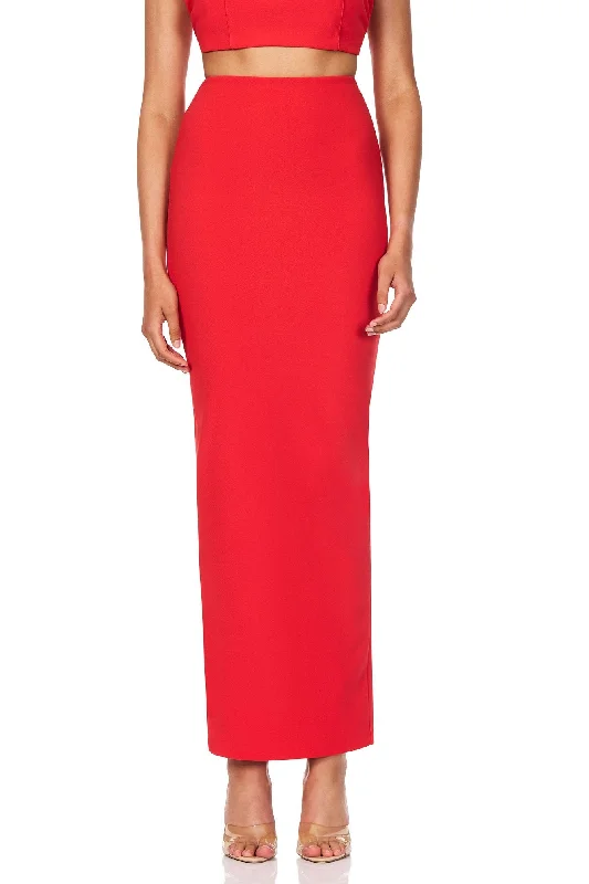 Bold skirts with bright color pops -Caroline Maxi Skirt