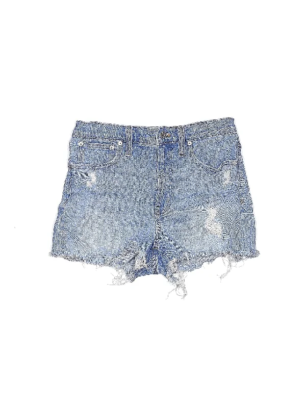 Fishing Shorts for Water Activities -Mid-Rise Denim Shorts