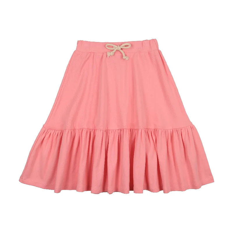 Mini Short Skirts for Youthful -FARREN + ME BERRY JERSEY DRAWSTRING SKIRT [FINAL SALE]