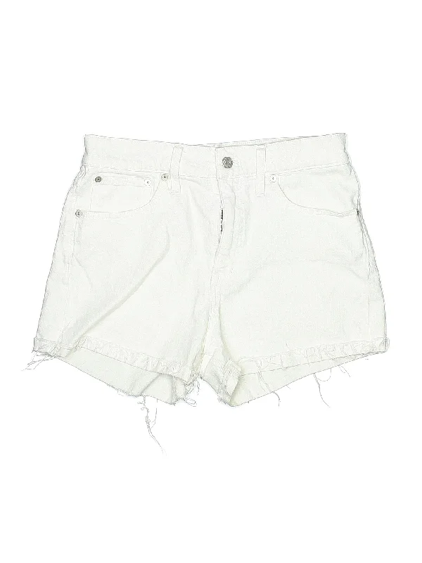 Abstract Shorts for Creative -High-Rise Denim Shorts in Light Wash