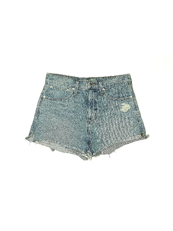 Board Shorts for Beach Fun -Denim Shorts in Medium Wash