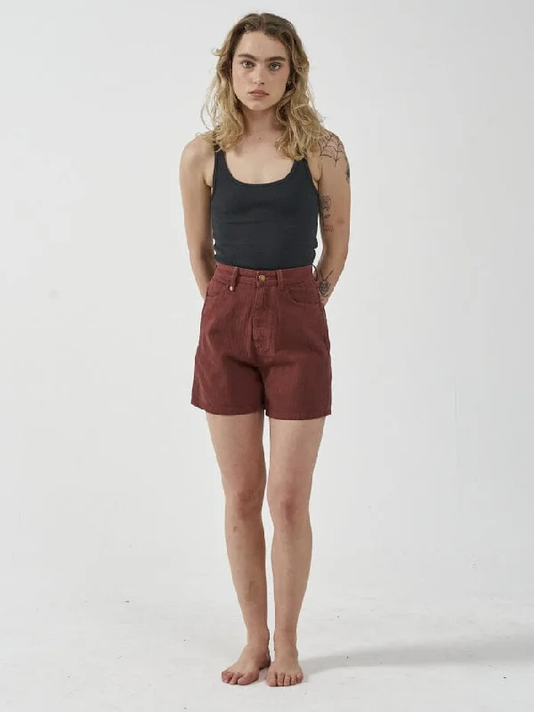 Nylon Shorts for Stretchable -Dell Stripe Koko Short - Port