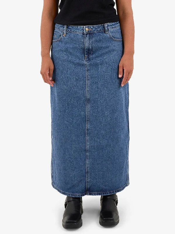 Cargo Shorts for Utility Purpose -Frankie Skirt - Rinsed Blues