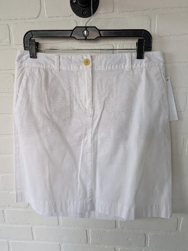 Stretchy skirts for all-body inclusivity -White Skirt Mini & Short Talbots, Size 10petite