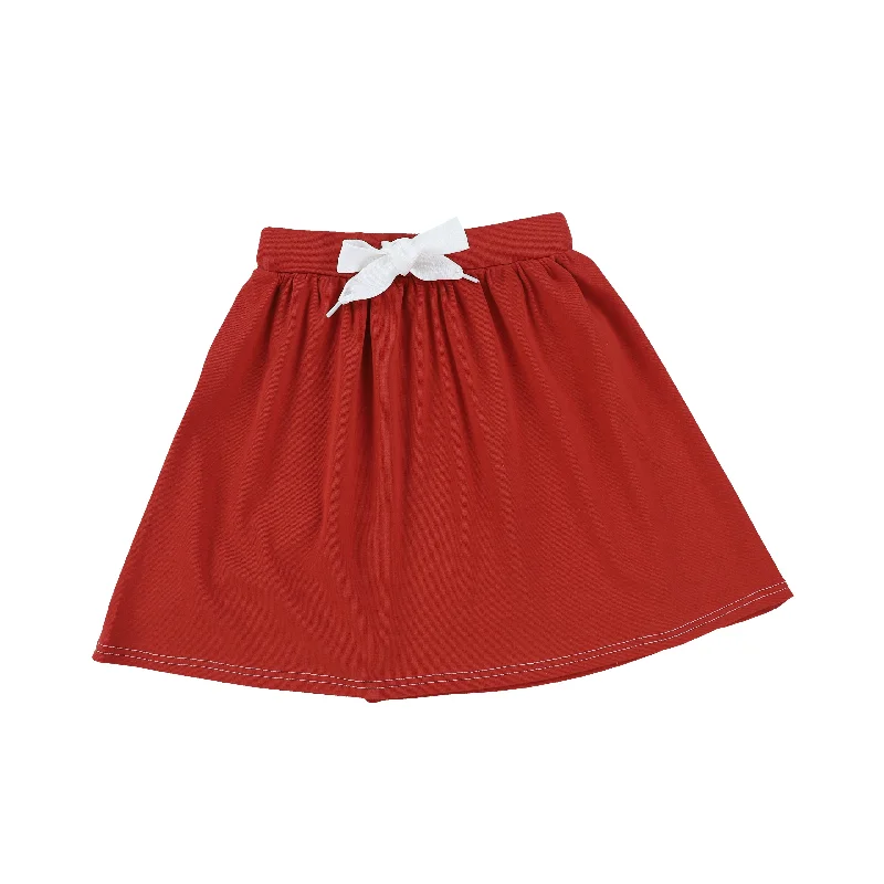 Polyester Long Skirts for Durable -BAMBOO BASICS BERRY DRAW STRING JERSEY SKIRT [Final Sale]