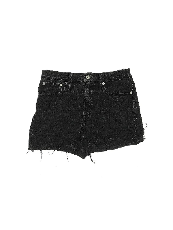 Nylon Shorts for Stretchable -High-Rise Denim Shorts