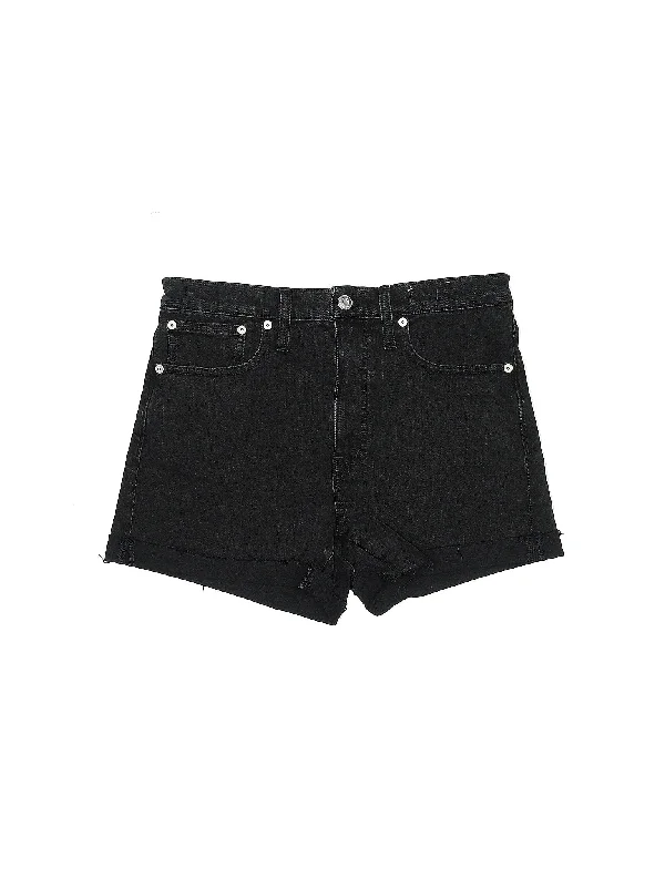 Sheath Skirts for Sophisticated -Denim Shorts in Dark Wash